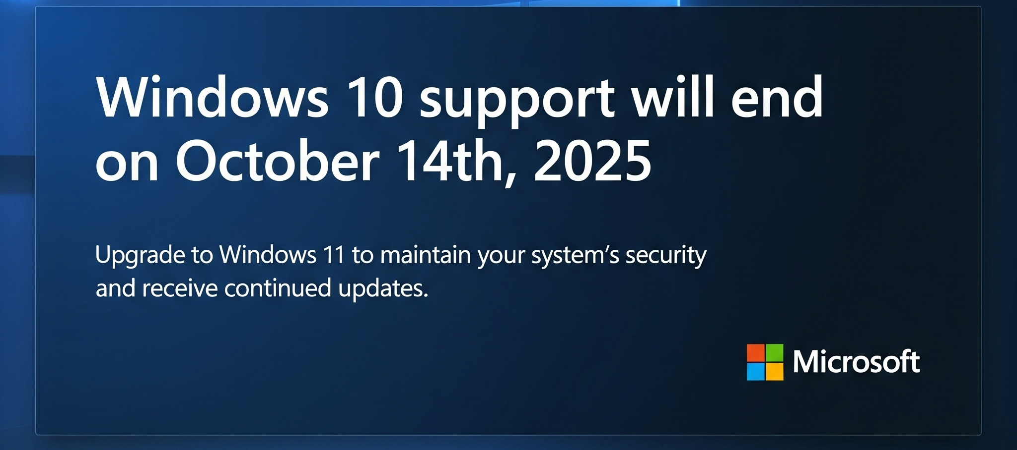 Windows 10 End Of Life - October 14th 2025