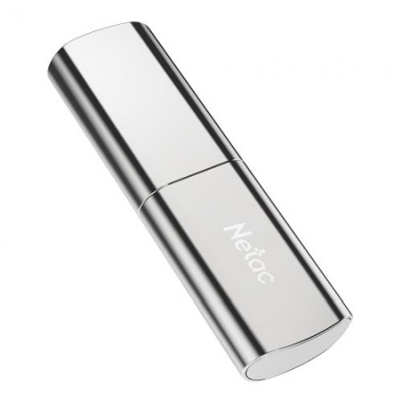 Netac 128GB US2 USB 3.2 Gen2 Memory Pen, Zinc Alloy Casing, Cap, R/W 550/500 MB/s