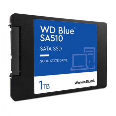 WD 1TB Blue SA510 G3 SSD, 2.5 Inch, SATA3, R/W 560/520 MB/s, 90K/82K IOPS, 7mm